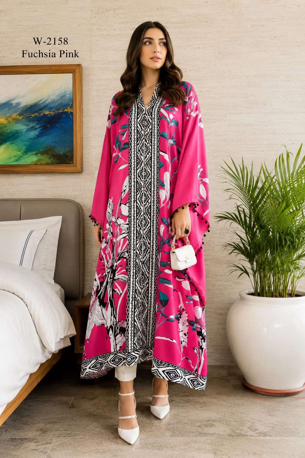 W 2158 LUXURY BEACH KAFTAN LONG TOP NEW COLORS DEALER PRICE BUY